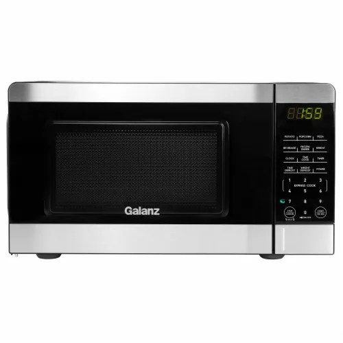 Galanz 0.7 Cu. Ft. 700 Watt Countertop Microwave Oven in Silver, One