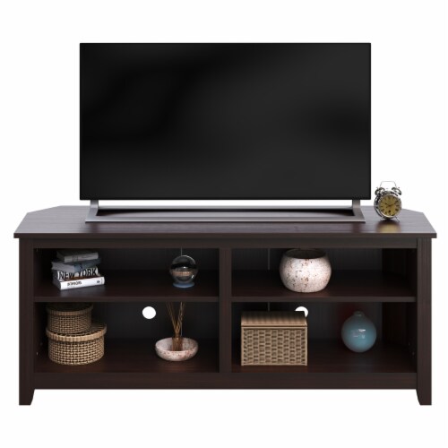 Lavish Home Entertainment Center Tv Stand Supports Up To 65Inch Tvs