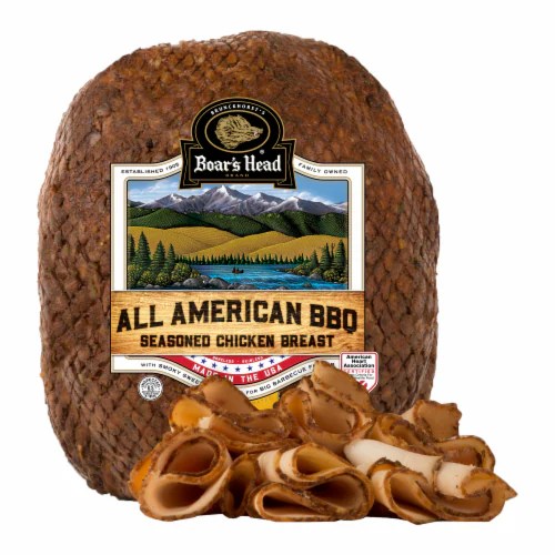 Boar's Head All American BBQ Seasoned Chicken Breast Fresh Sliced Deli