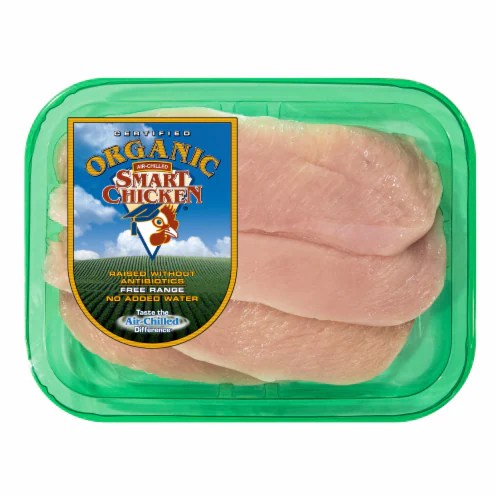 Smart Chicken® Organic Free Range Thin Chicken Breasts, 1 lb Harris Teeter
