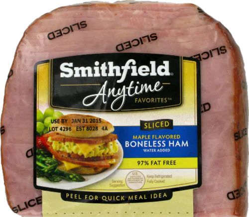 QFC Smithfield Sliced Maple Flavored Boneless Ham Limit 1 per Order, 1 lb