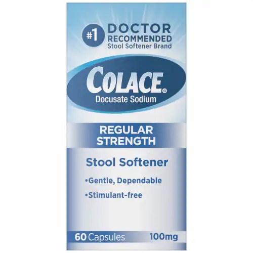 Colace® Regular Strength Stool Softener Capsules, 60 ct King Soopers