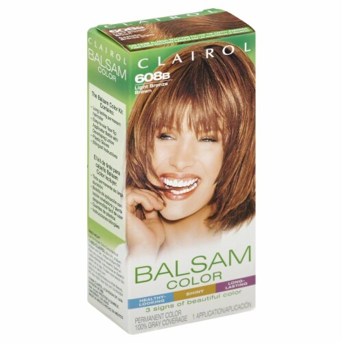 Clairol Balsam Color Light Bronze Brown 608B Hair Color, 1 ct Foods Co.