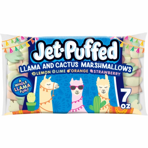 Kroger JetPuffed Llama and Cactus Marshmallows, 7 oz