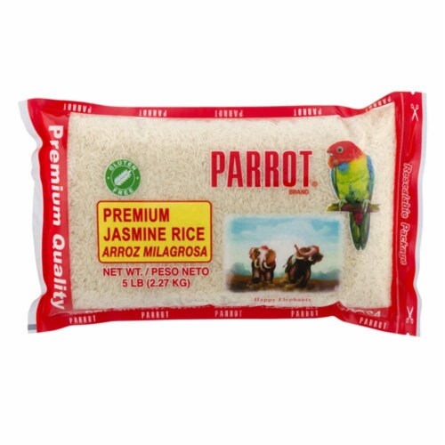 PARROT JASMINE RICE 2 LB (Pack of 14), 14 packs Foods Co.