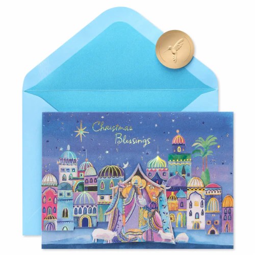 Papyrus Christmas Card 54 (Christmas Blessings), 1 ct Kroger