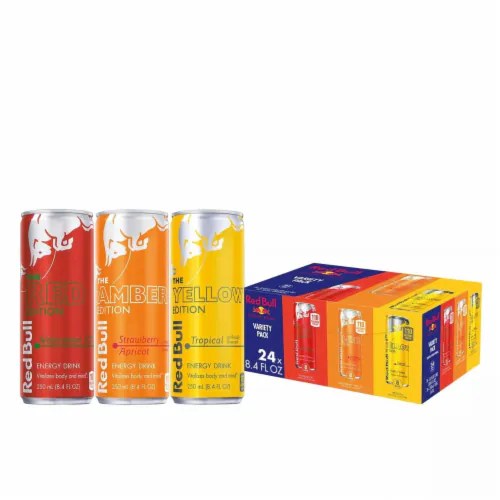 Red Bull Editions Variety Pack, 8.4 Fluid Ounce (Pack Of 24), 1 unit