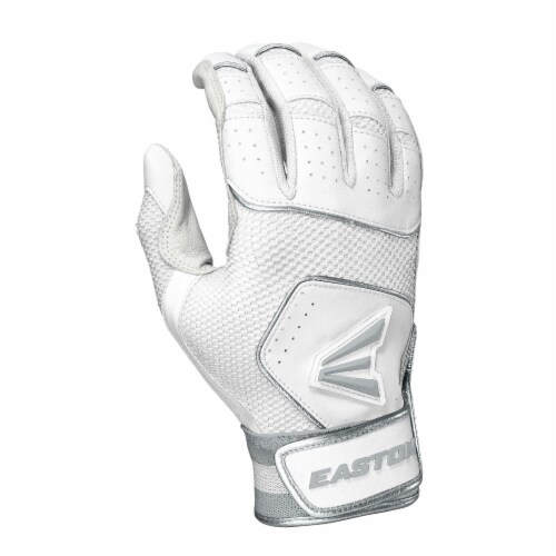 Easton 8074731 Easton WalkOff NX Baseball Batting GlovesYouthSWhite