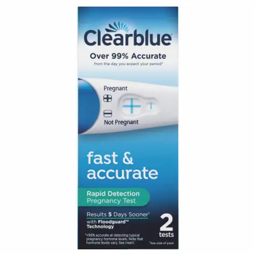 Clearblue Rapid Detection Pregnancy Test, 2 ct Smith’s Food and Drug