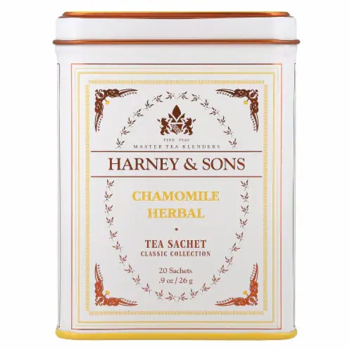 Harney & Sons Fine Teas Chamomile Herbal 20 Sachets 0.9 oz (26 g), 20