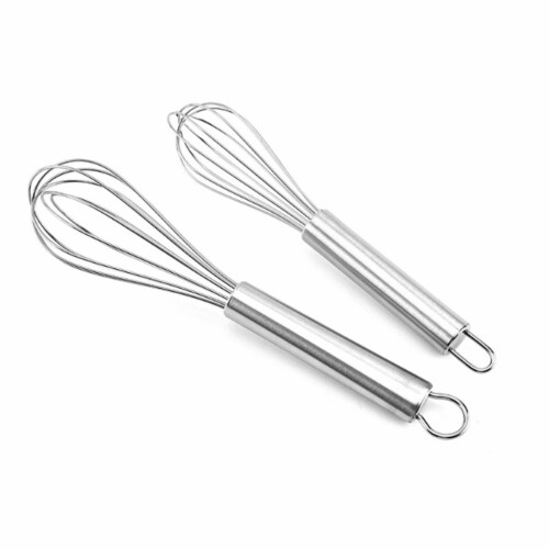 Kitcheniva Stainless Steel Balloon Wire Hand Whisk Set of 2, Set of 2