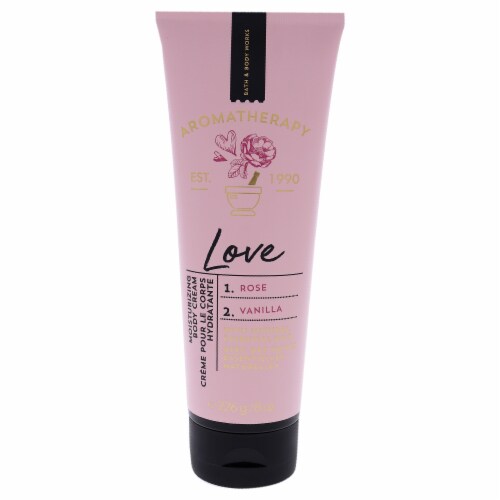 Bath and Body Works Aromatherapy Love Rose Vanilla Body Cream 8 oz, 8