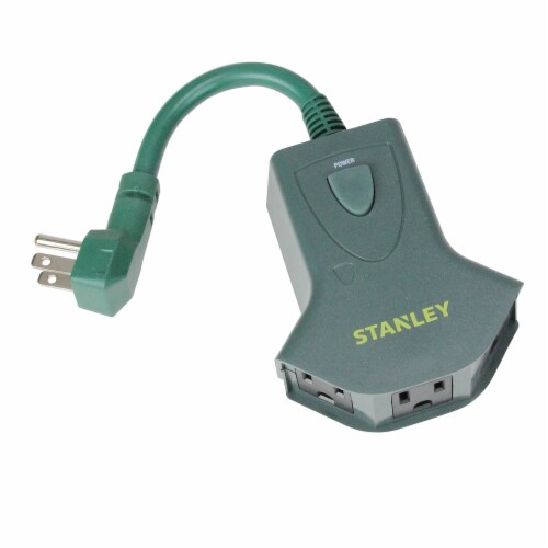 Stanley Green RemoteControl 3Outlet Outdoor Power Hub, 1 Ralphs