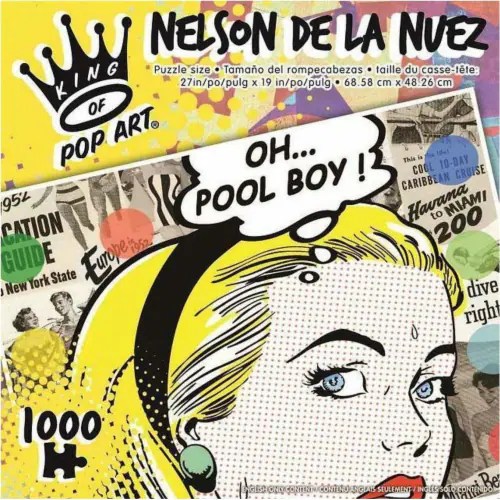 King of Pop Art Nelson De La Nuez Oh... Pool Boy! 1000 Piece