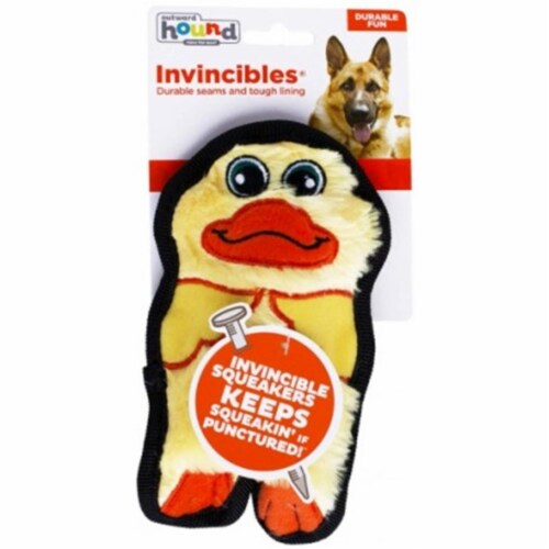 Outward Hound Stuffingless Squeaky Plush Duck Dog Toys, 1 Kroger