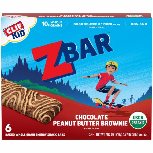 King Soopers Clif Kid ZBar Chocolate Peanut Butter Brownie Baked