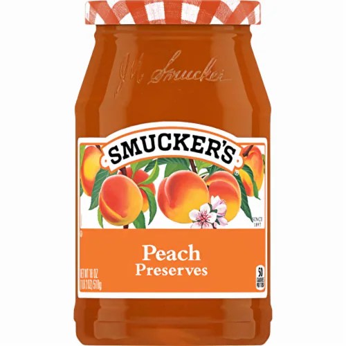 Smucker's Peach Preserves, 18Ounce (Pack of 4), 4 jars Fry’s Food Stores