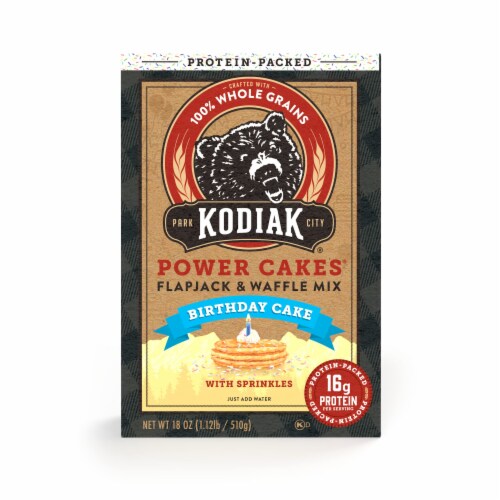 Kodiak Flapjack & Waffle Mix Birthday Cake, 6 pk / 18 oz Smith’s Food