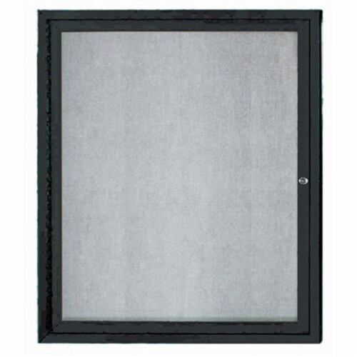 Aarco Products ODCC3630RBK 1Door Outdoor Enclosed Bulletin Board