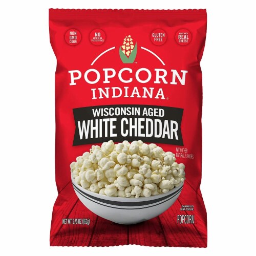 Popcorn Indiana White Cheddar Wisconsin Aged, 12 ct / 5.75 oz Food 4 Less