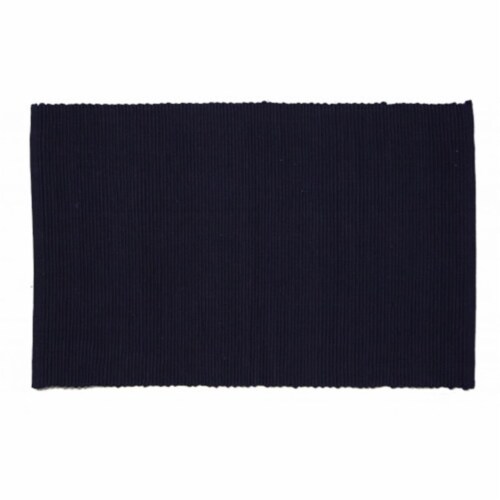 AG01307S4 19 in. Ribbed Placemats, Black Set of 4, 1 Fry’s Food