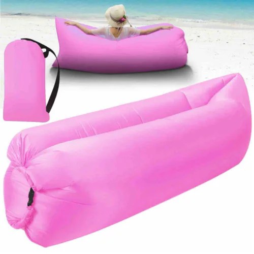 Inflatable Lounger Air Sofa Lazy Bed Sofa Portable Organizing Bag Water