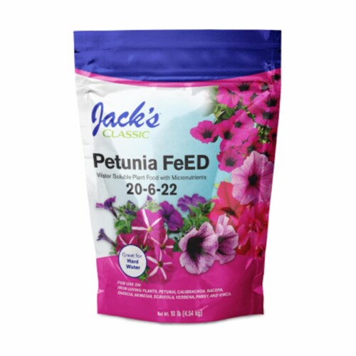 Jacks Petunia FeED Water Soluble Plant Food, White & Blue, 1 Kroger