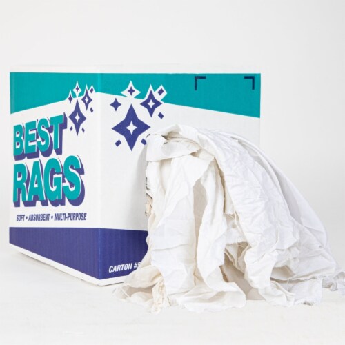 Reclaimed Sheeting Cleaning Rags Bulk Rags for Multipurpose Cleaning