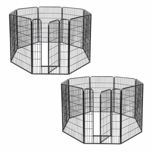 16 Pieces 28 x47 Pet Playpen Extra Large Dog Exercise Fence