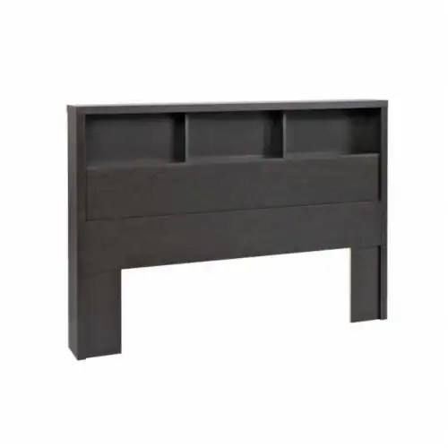 Prepac District Wooden Full Queen Bookcase Headboard in Black, 1 Kroger