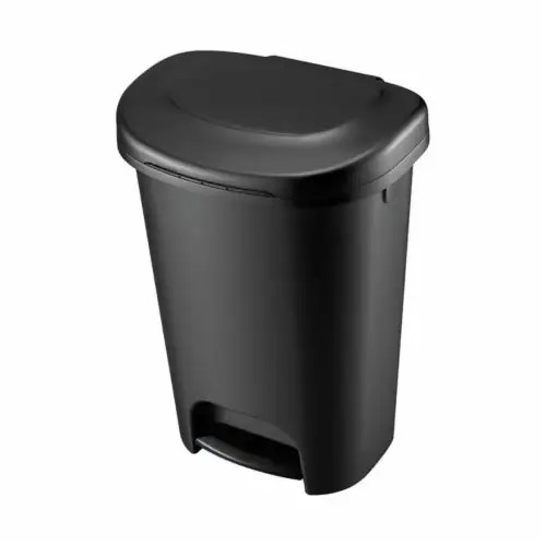 13 gal Step on Wastebasket, Black Case of 4, 1 Kroger
