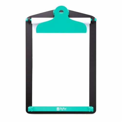 U Play Childrens Wall Easel, Premium Chalk Surface and Paper Roll, 17 x 4.72 x 25.39 Inches, 1