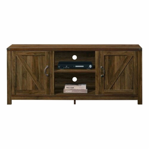 Milton Greens Stars Inc Modern Wood Laminate TV Stand up to 59 in Columbia Oak, 1 Fry’s Food
