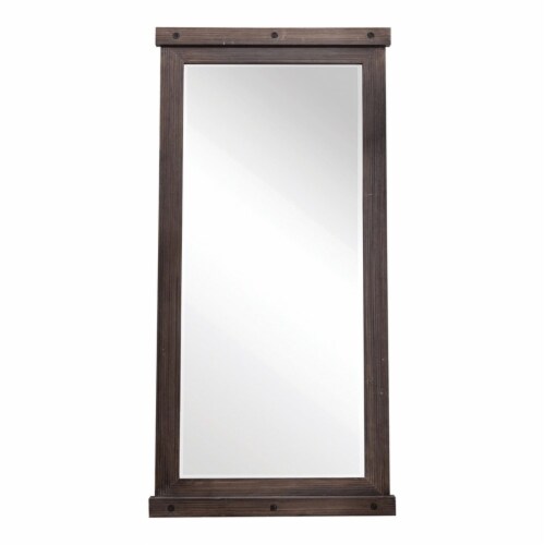 Milton Greens Stars Inc Wood Beveled Leaning/Wall Mounted Mirror in