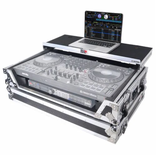 Case For Pioneer DDJFLX10 DJ Controller with Laptop Shelf 1U Rack