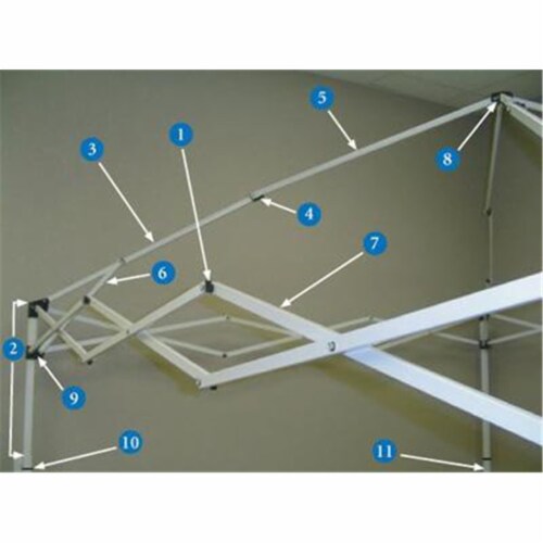 Logo Brands 10046 9 x 9 Replacement Tailgate Tent Frame by Logo Brands