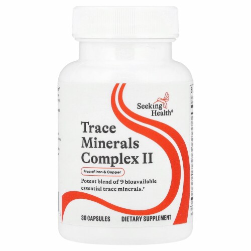 Seeking Health Trace Minerals Complex II Iron & Copper Free 30