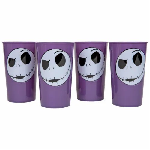 Nightmare Before Christmas 810153 20 oz Color Changing Cups Set 4