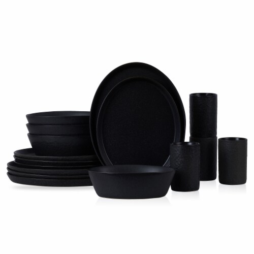 Stone by Mercer Project Katachi Stoneware 16 Piece Dinnerware Set