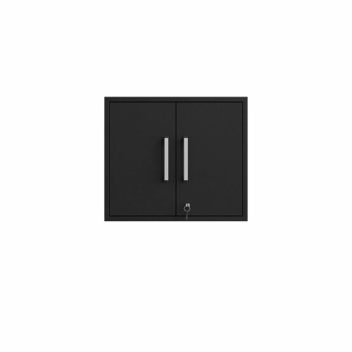 Manhattan Comfort Eiffel Floating Garage Storage With Lock And