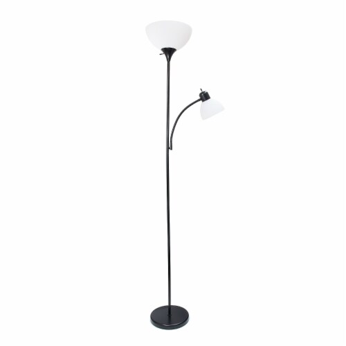 Simple Designs Incandescent Floor Lamp Black (LF2000BLK) RAG2637373, 1