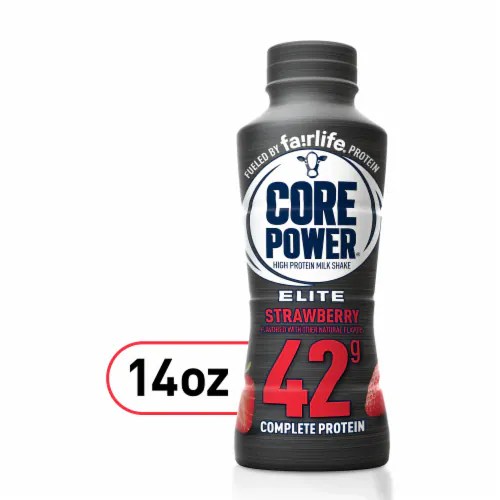 Core Power Elite Strawberry 42g High Protein Milk Shake, 14 fl oz Kroger