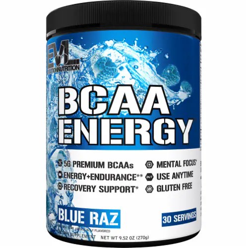 Evlution Nutrition® BCAA Energy® Blue Raz Flavor Dietary Supplement