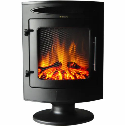 Cambridge Freestanding Electric Fireplace Heater with Log Display