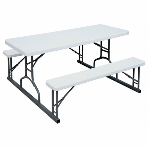Plastic Development Group 6 Foot Picnic Table for Indoor and Outdoor