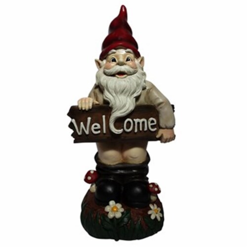 Alpine Corp ZEN242 Mooning Gnome with Pants Down Statue, 1 Kroger