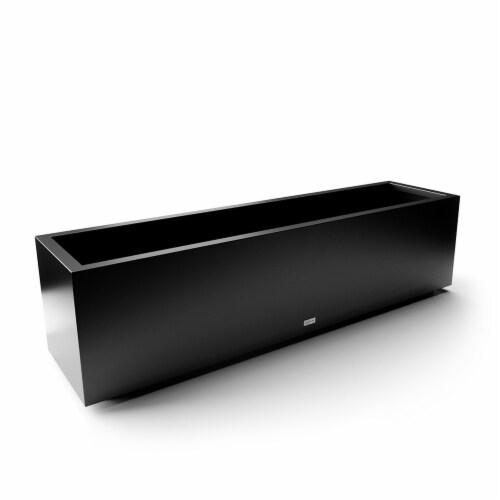 Metallic Series Long Box Extra Large Planter Black, 1 Ralphs