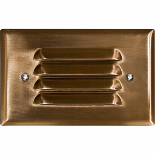 Dabmar Lighting LV617CP Copper Recessed Louvered Brick, Step & Wall