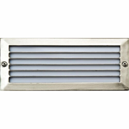 Dabmar Lighting LV601SS Cast Aluminum Recessed Louvered Brick, Step