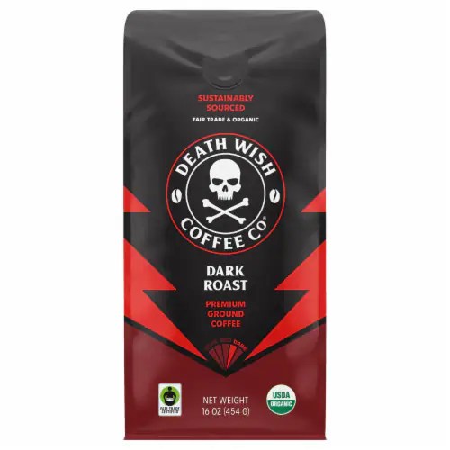 Death Wish Coffee Dark Roast Ground Coffee, 1 lb Dillons Food Stores